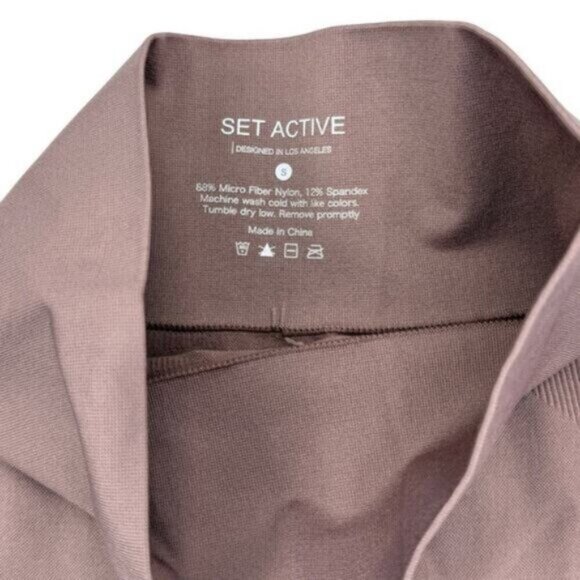 Set Active Sculptflex Legging In Dusty Pink Womens Activewear Size Small - Picture 4 of 6